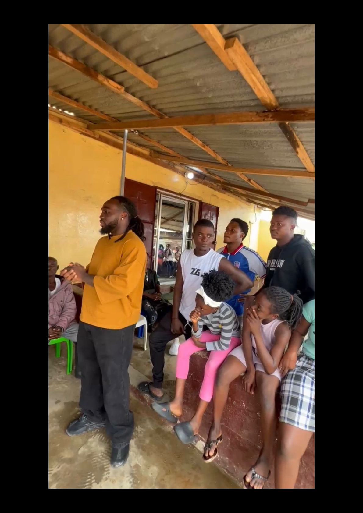 Veda Nation youth outreach and haircut event