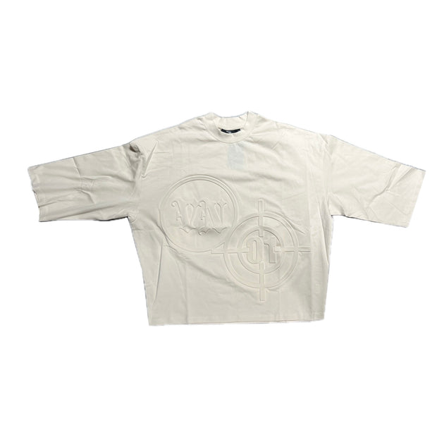 VN DESERTED Loose Fit Embossed Tee